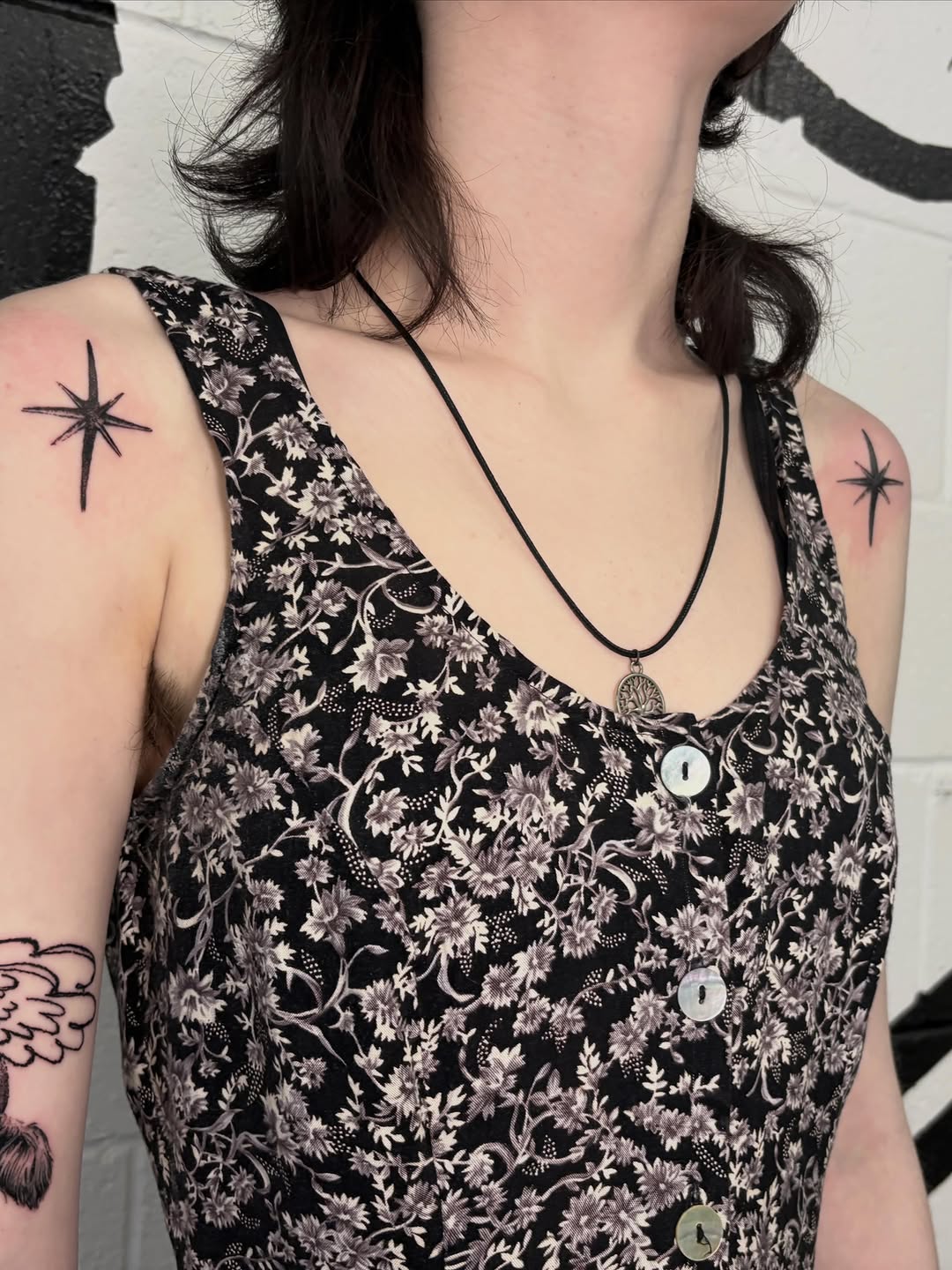 Tattoo by @lil_stinker_5000 — minimalist, blackwork