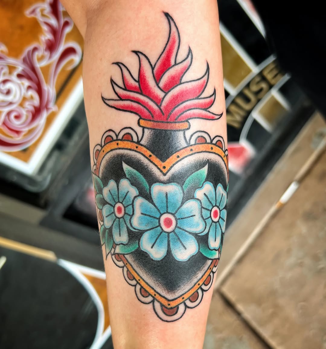Tattoo by @sloanxkettering — american_traditional, illustrative
