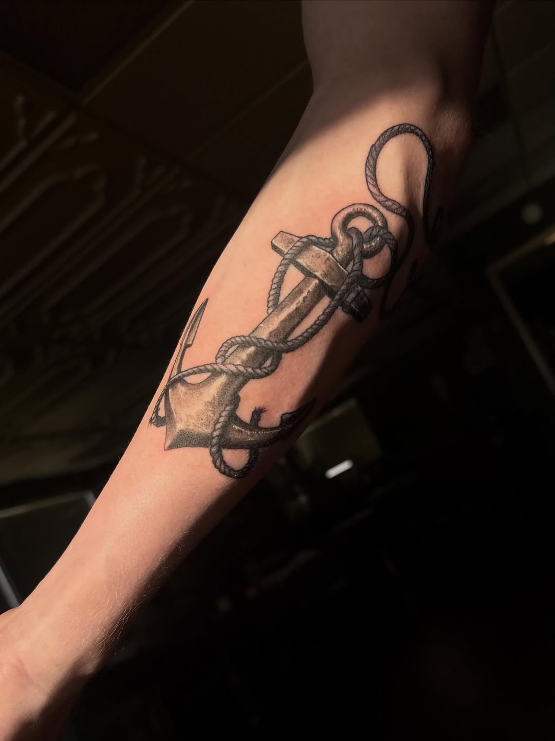 Tattoo by @thundercvt — black_and_grey, realism