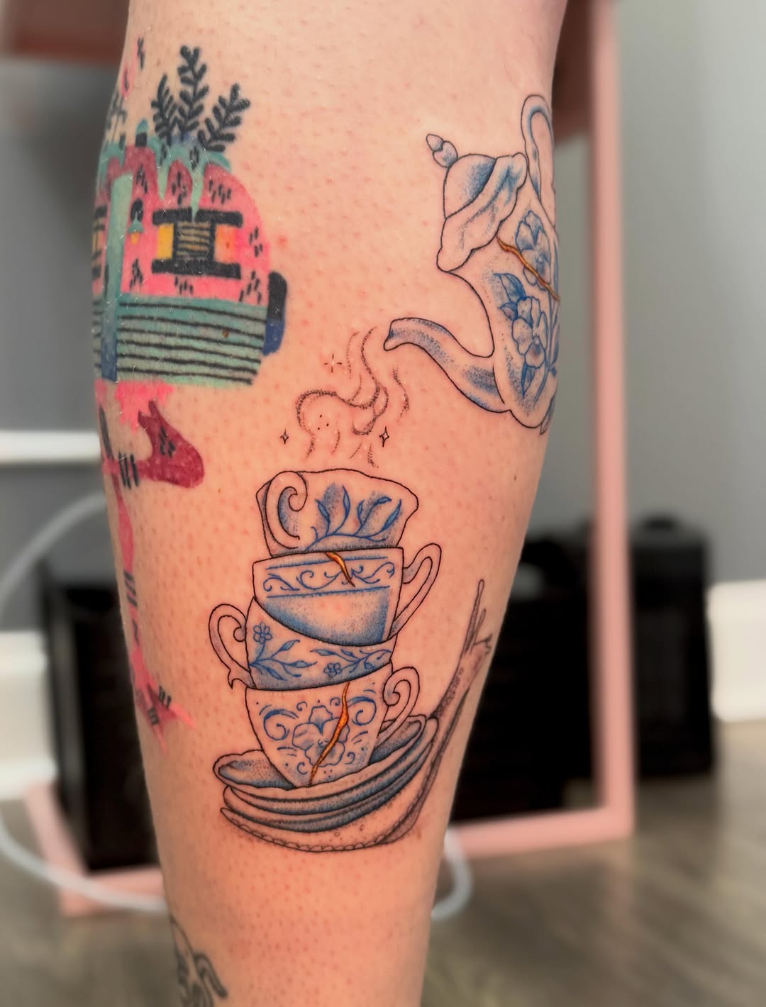 Tattoo by @figsandfossils — watercolor