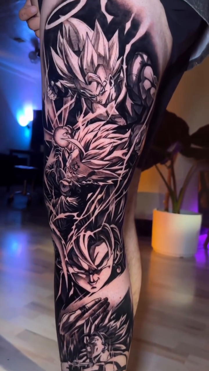 Tattoo by @jonstattoos — illustrative, anime
