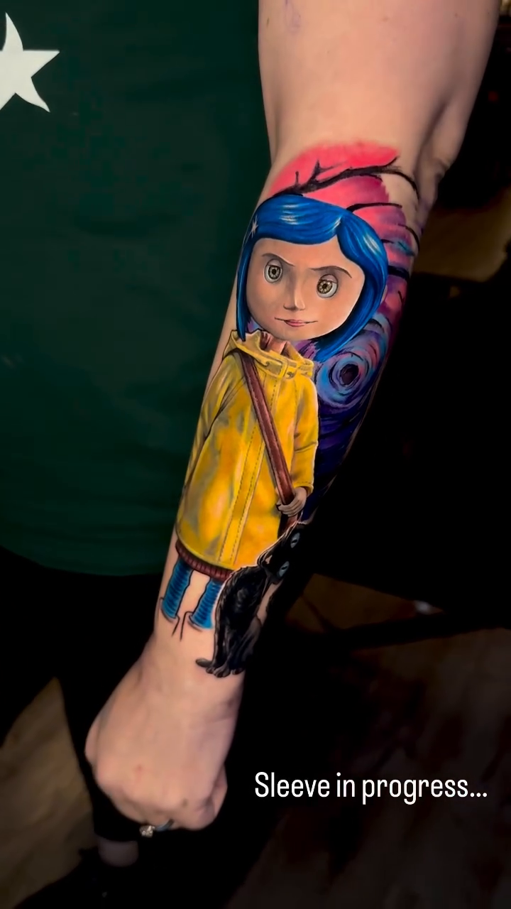 Tattoo by @_snacksy — anime