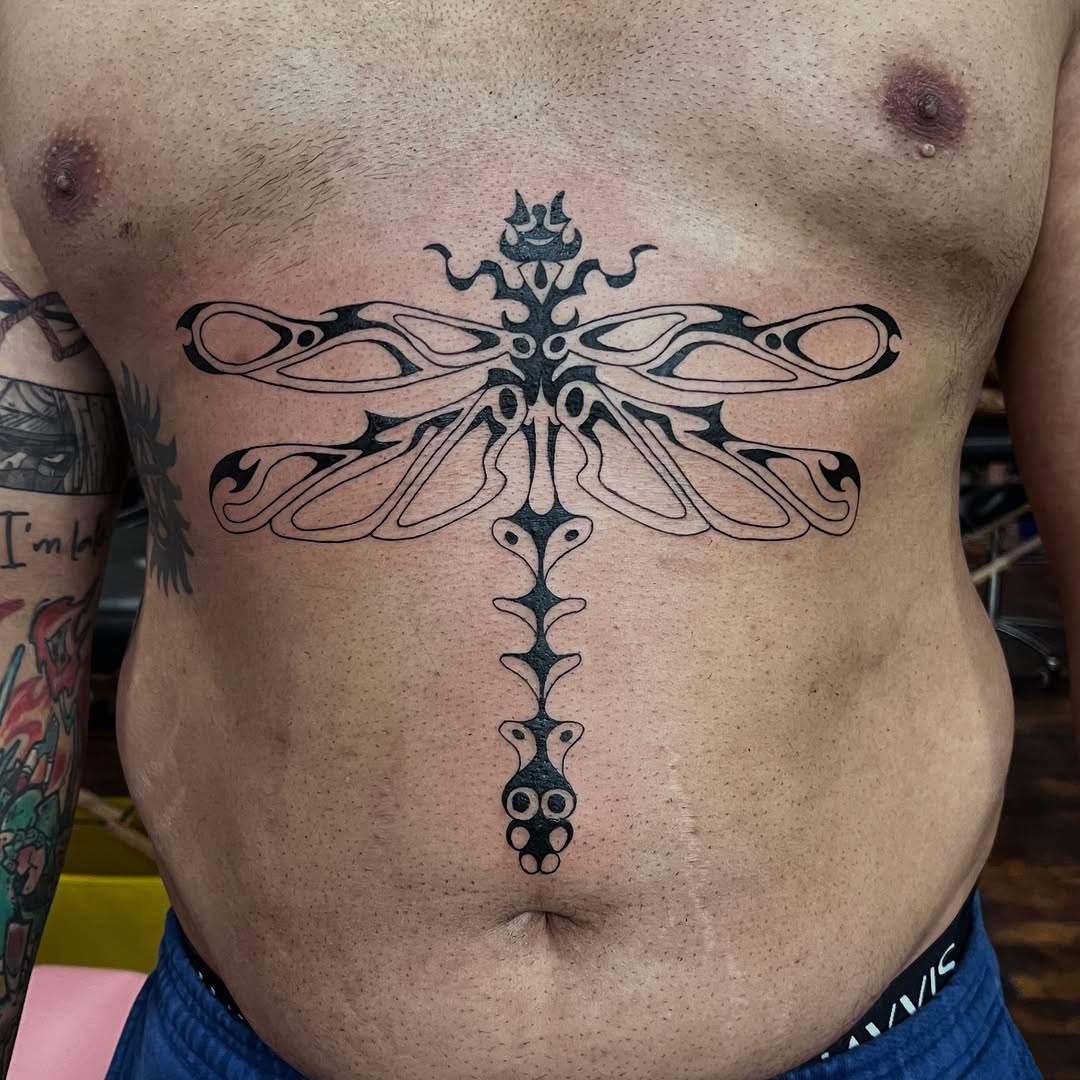 Tattoo by @cow.boy.ink — blackwork, ornamental