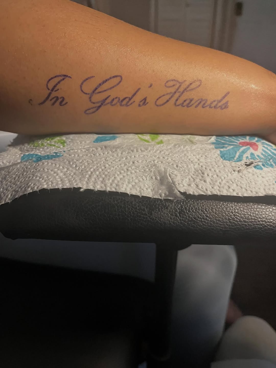 Tattoo by @inkbylaybae โ lettering_script, fine_line