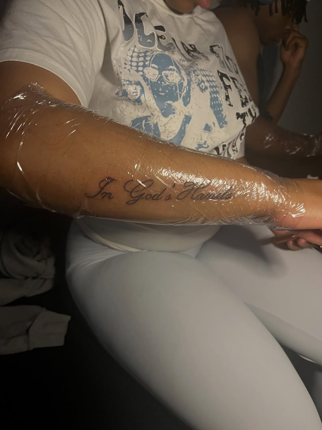 Tattoo by @inkbylaybae โ lettering_script, fine_line