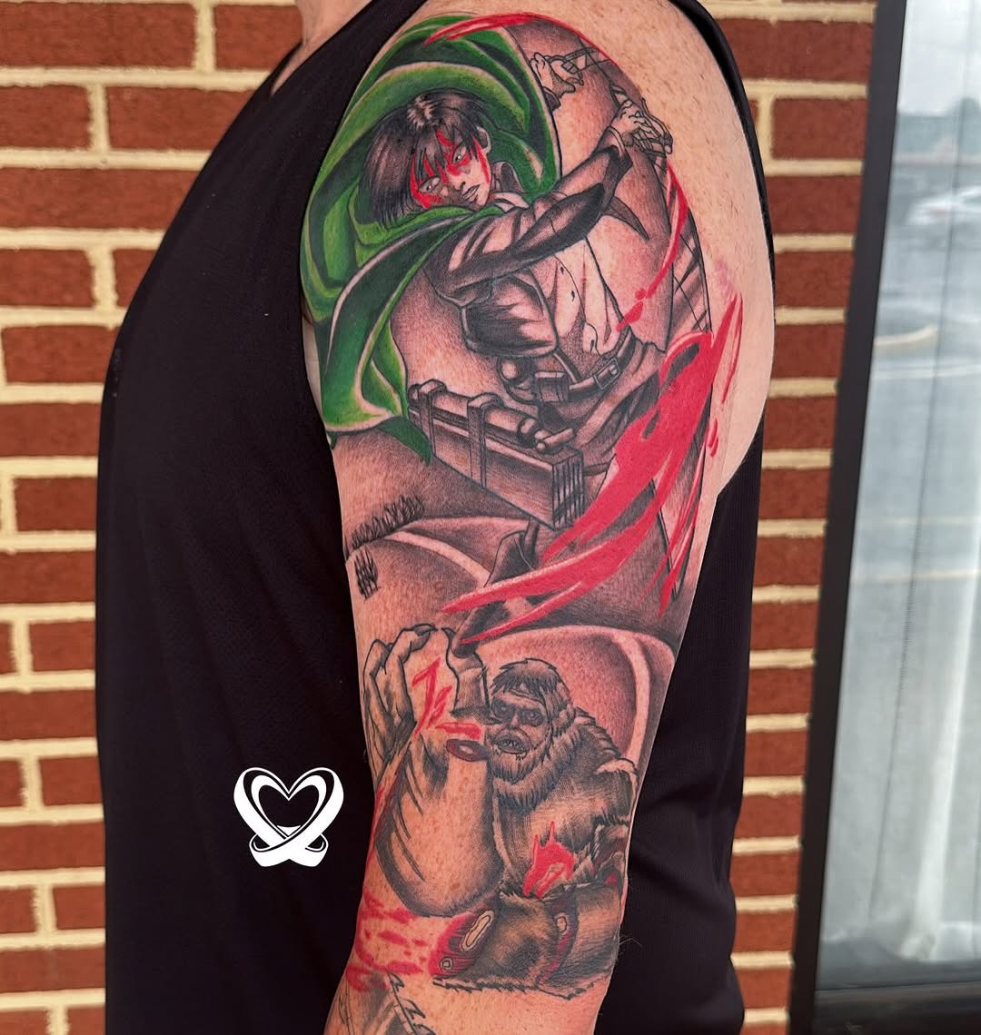 Tattoo by @deussayink — anime, realism