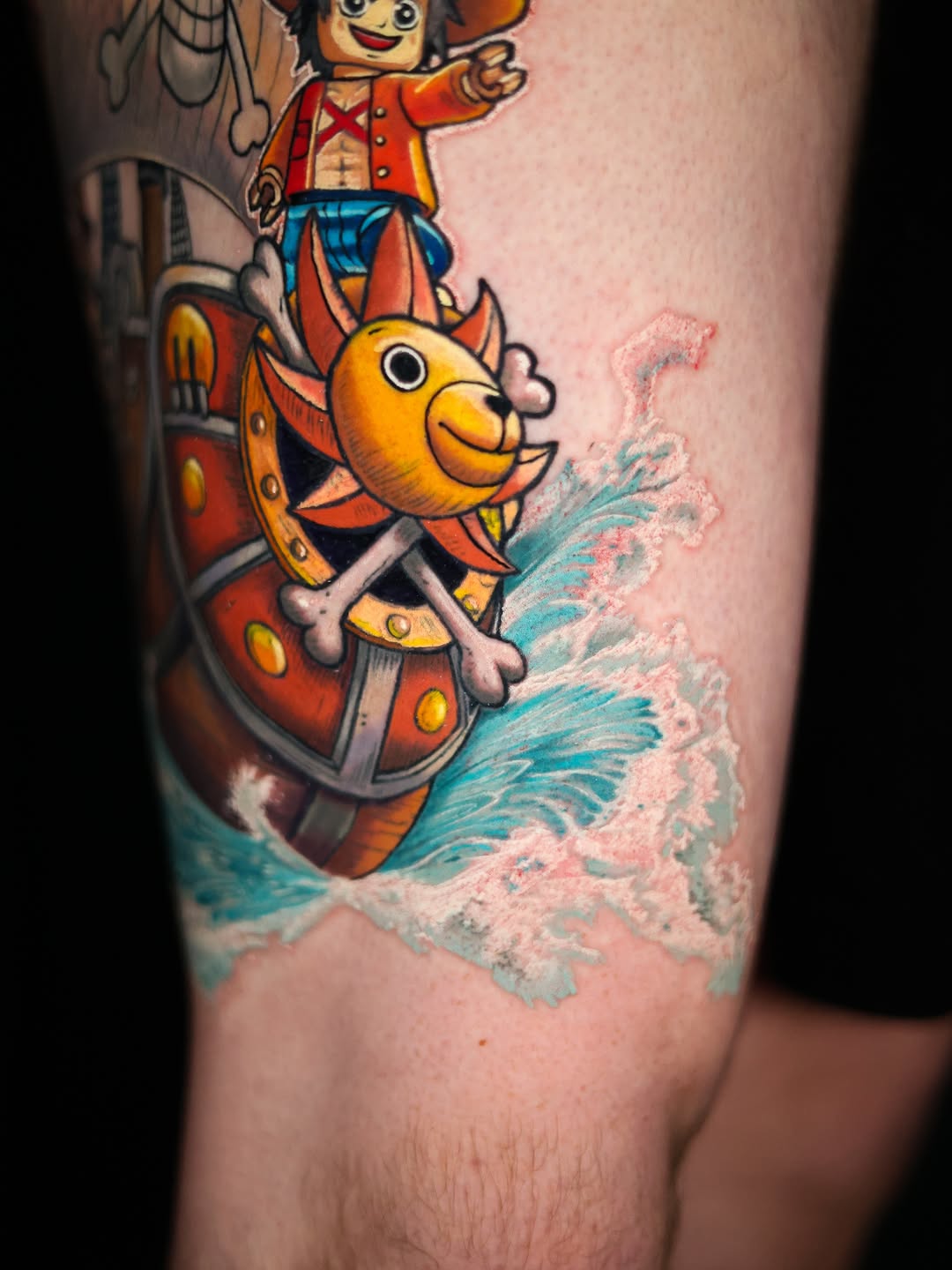 Tattoo by @storm_tattooart — illustrative, anime
