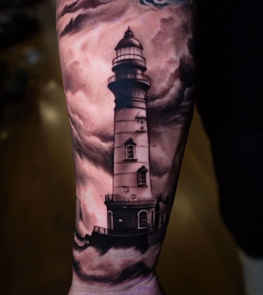 Tattoo by @satchmoe_art — realism, black_and_grey