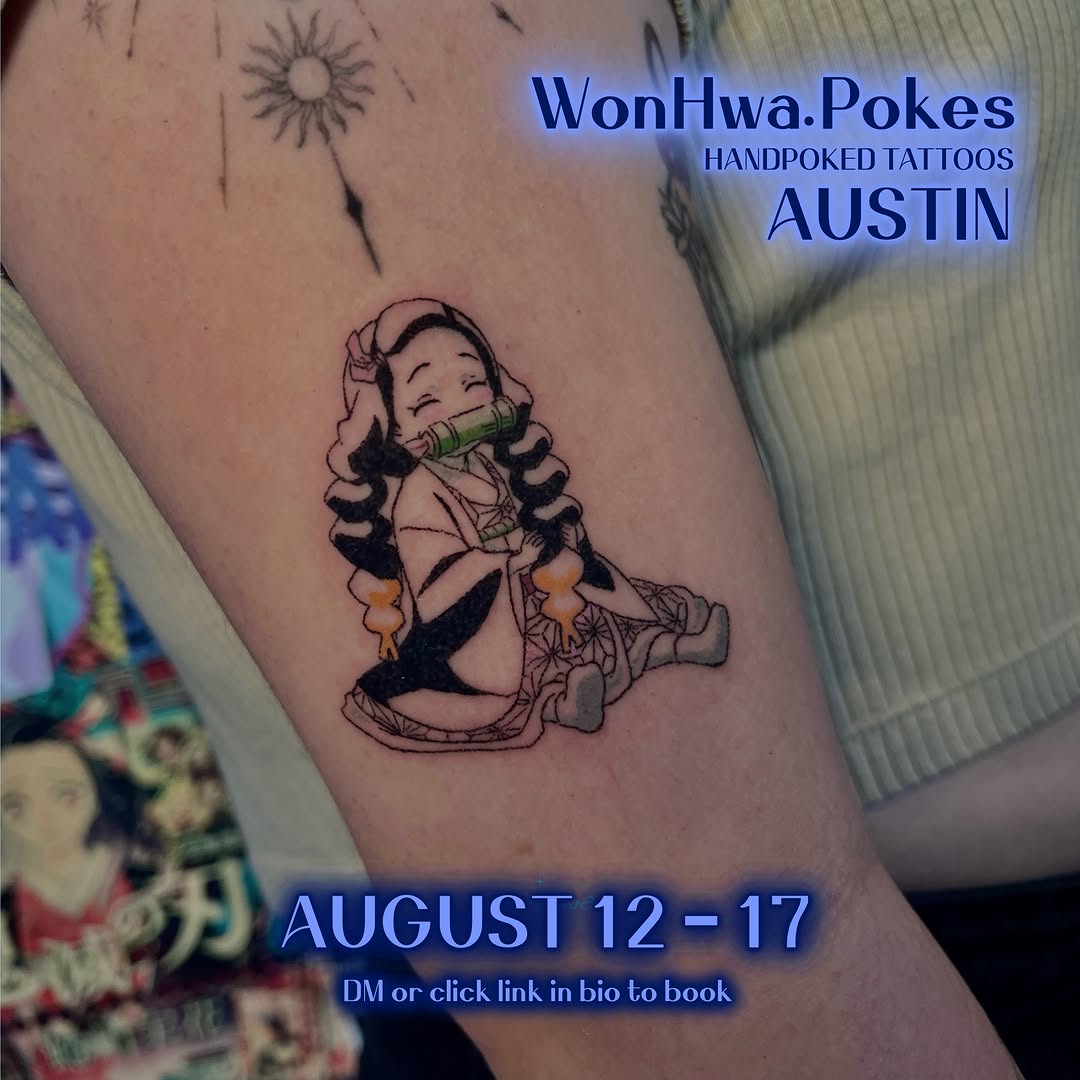 Tattoo by @wonhwa.pokes β anime