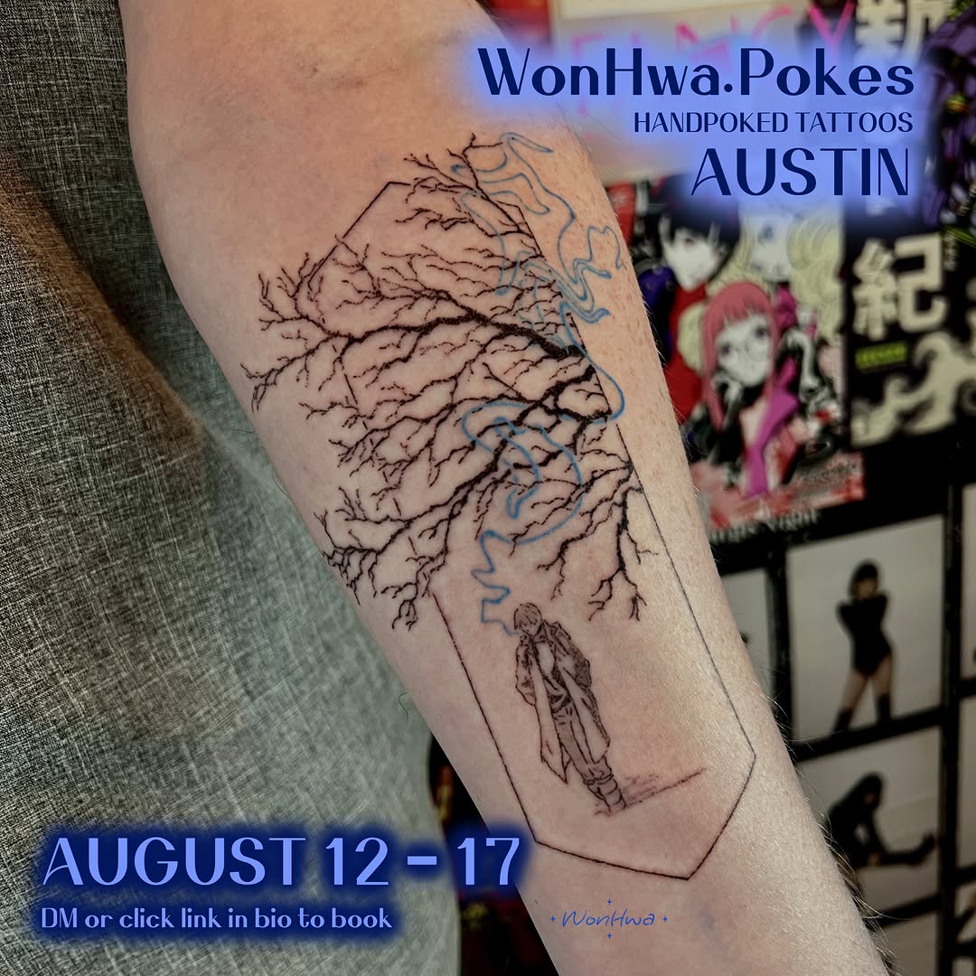 Tattoo by @wonhwa.pokes β fine_line, illustrative