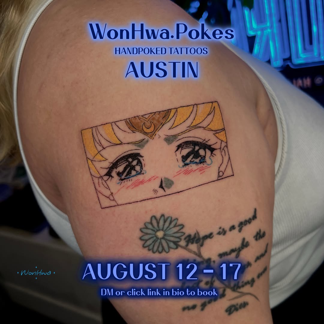 Tattoo by @wonhwa.pokes β anime
