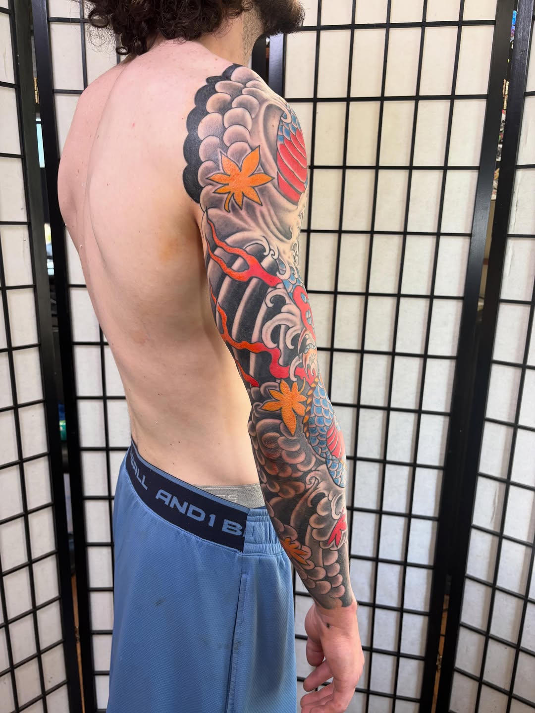 Tattoo by @mikedicheeko — japanese_irezumi, black_and_grey