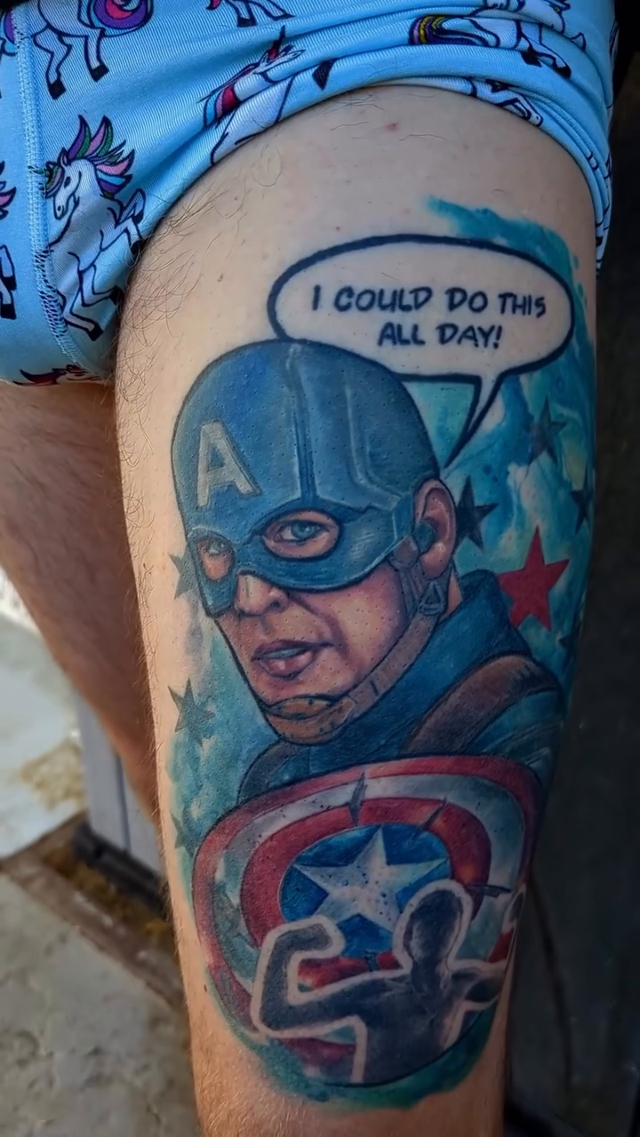 Tattoo by @painterlyfiend โ comic