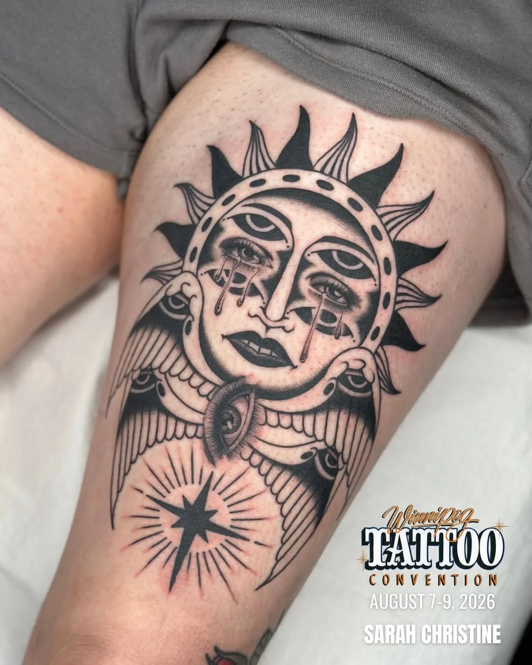 Tattoo by @sarahxtinetattoo — american_traditional, illustrative