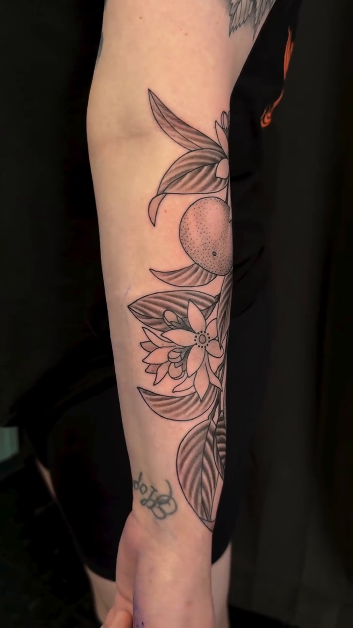 Tattoo by @suzannafisher — fine_line, black_and_grey
