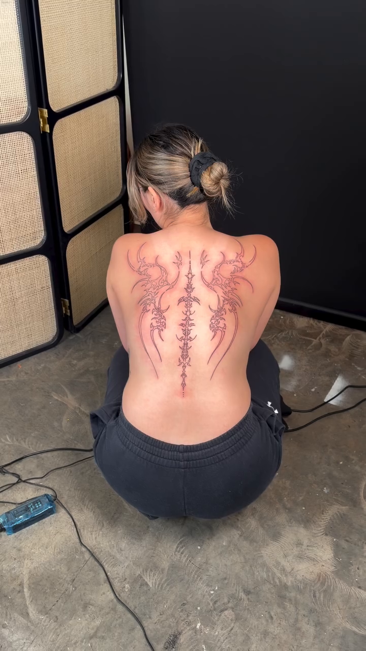Tattoo by @vvityya.ink — fine_line, geometric