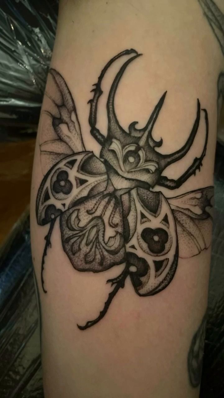 Tattoo by @jacobkearney — black_and_grey, illustrative