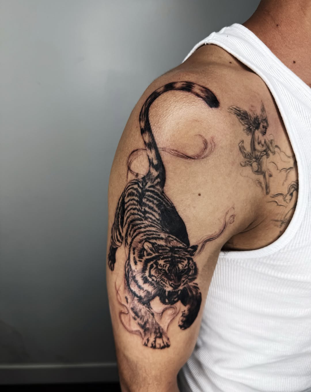 Tattoo by @inkedbykell — realism, black_and_grey