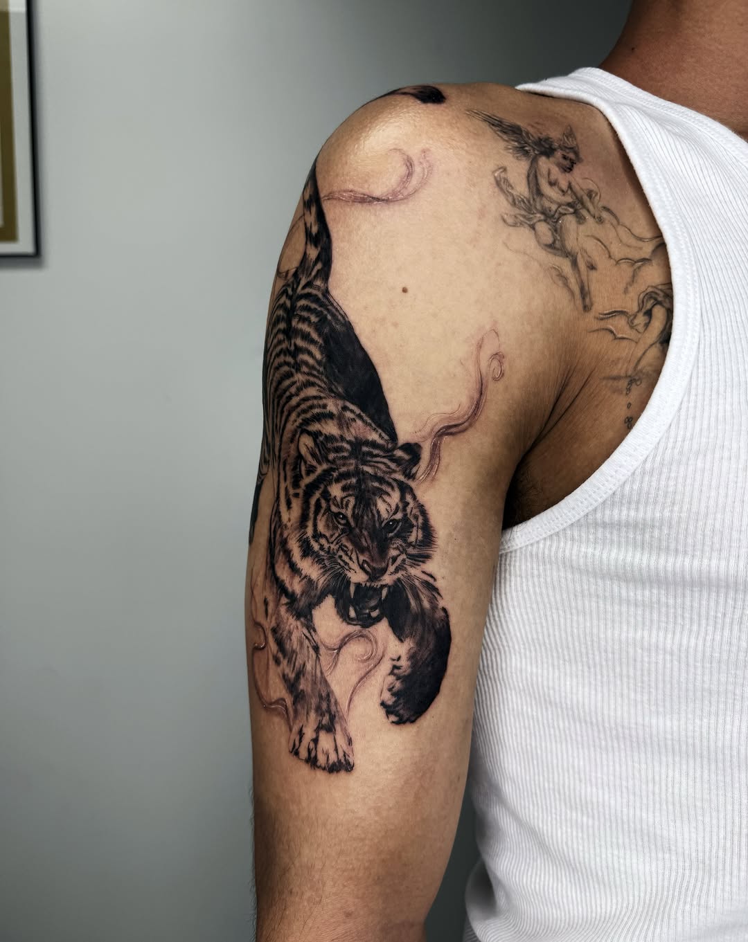 Tattoo by @inkedbykell — realism, black_and_grey