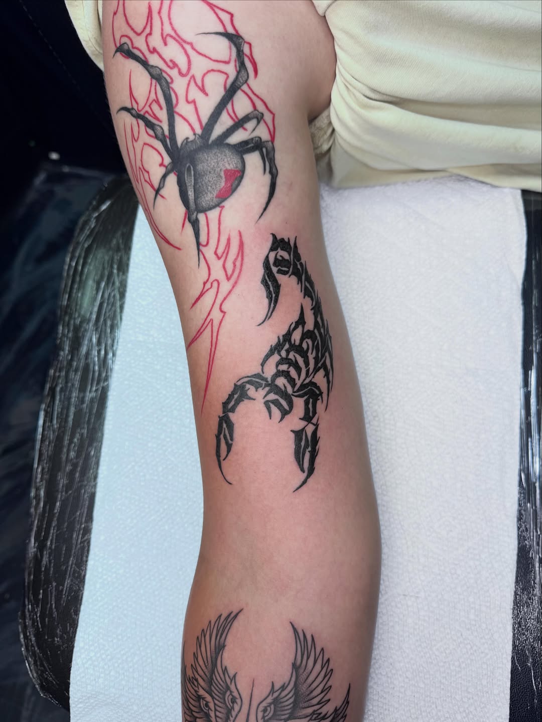 Tattoo by @colby_tattoos — blackwork, tribal