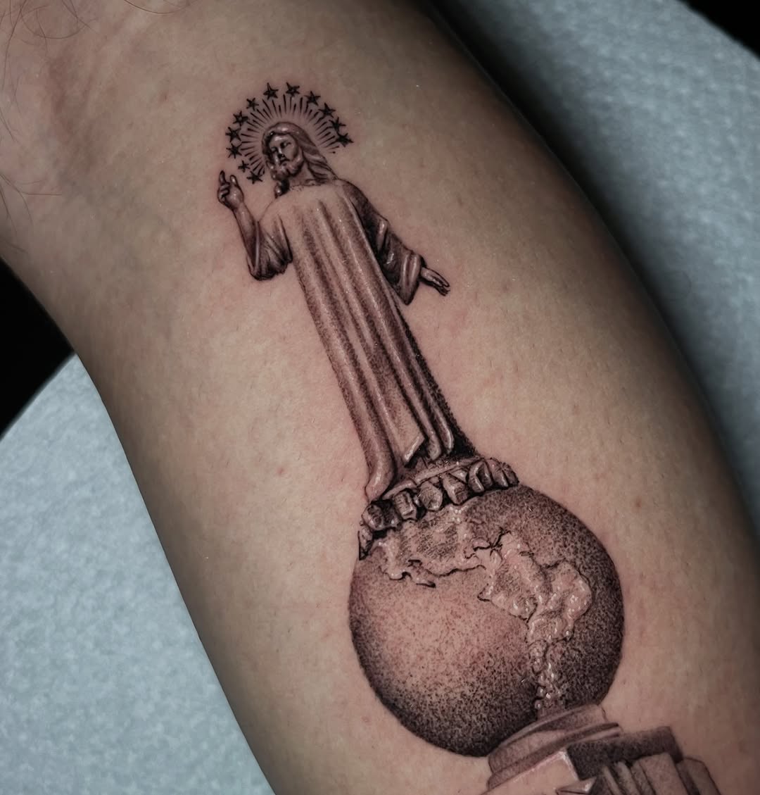 Tattoo by @tattoohaze — realism, black_and_grey