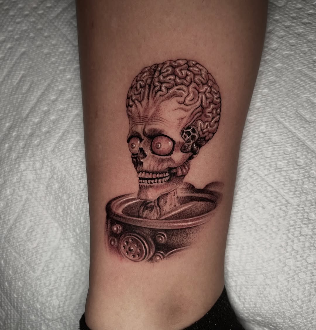 Tattoo by @tattoohaze — realism, black_and_grey