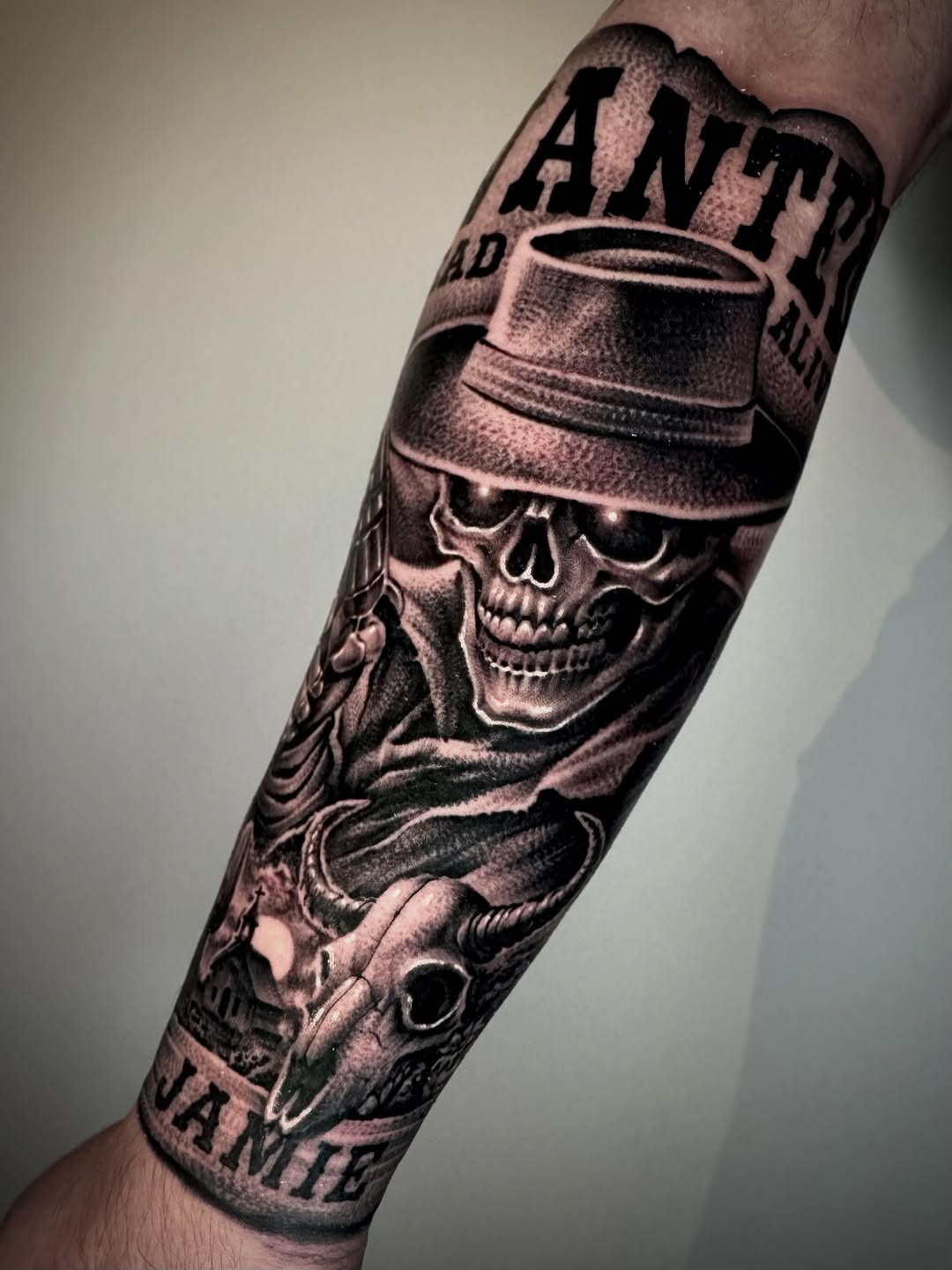 Tattoo by @tatts_by_t โ black_and_grey, realism