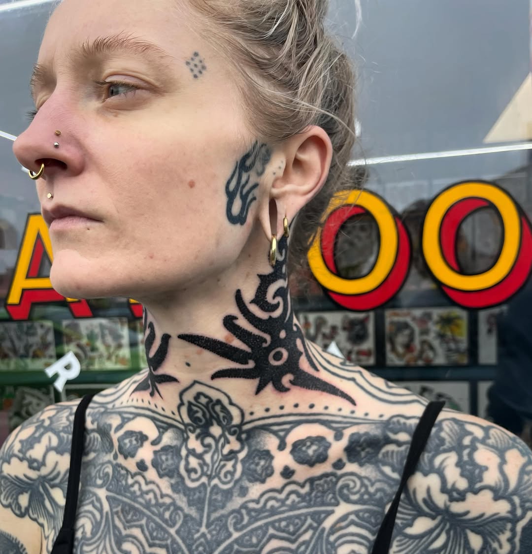 Tattoo by @jt_atkinstattoo — blackwork, tribal