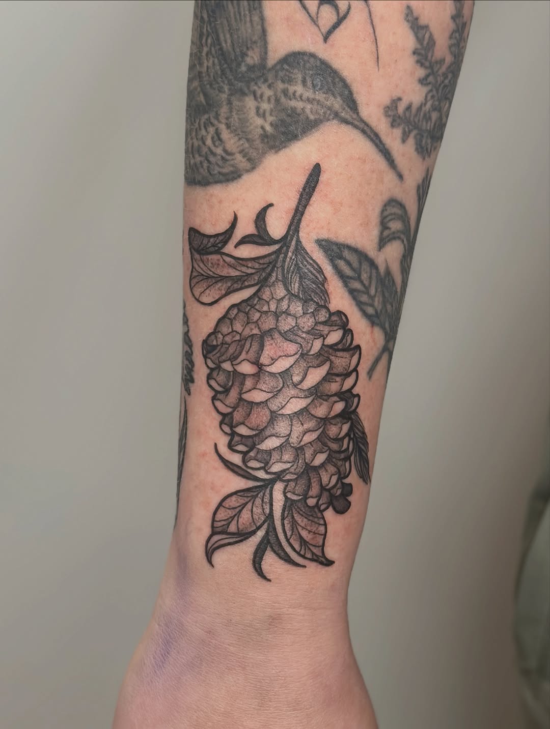 Tattoo by @gabymariatattoo — blackwork