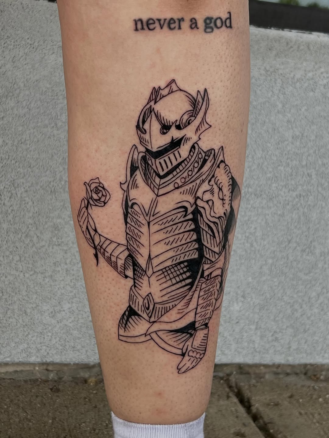 Tattoo by @calliecattats โ illustrative, blackwork