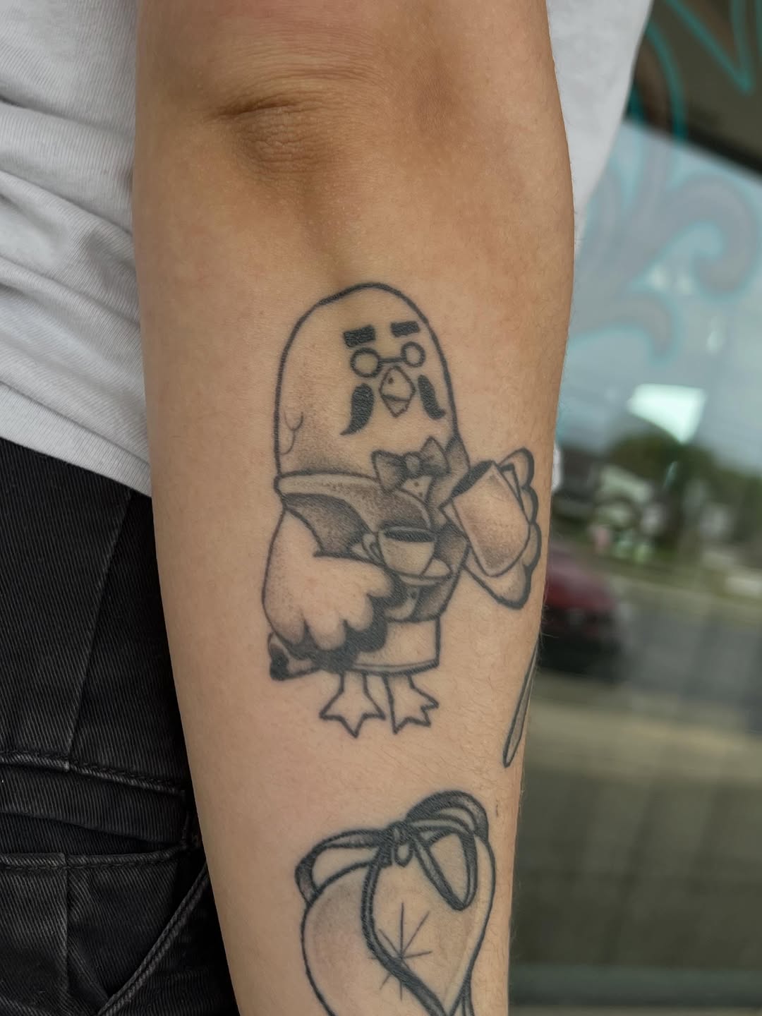 Tattoo by @calliecattats โ illustrative, black_and_grey