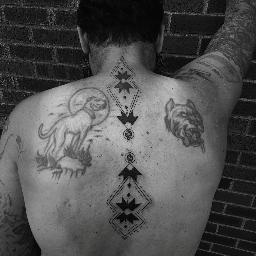 Tattoo by @embodied_tattoo — geometric