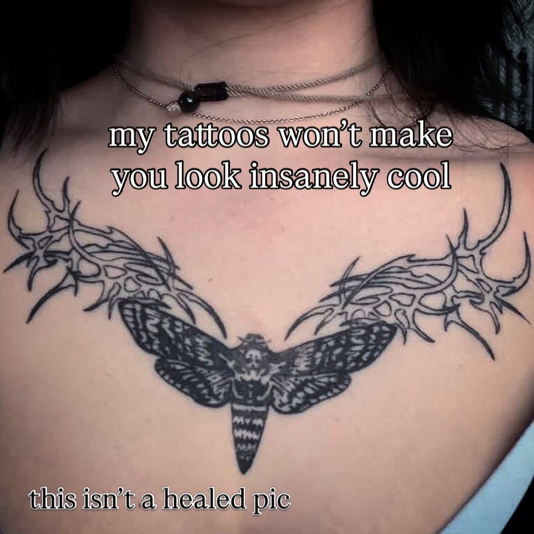 Tattoo by @devonlanetattoo — blackwork
