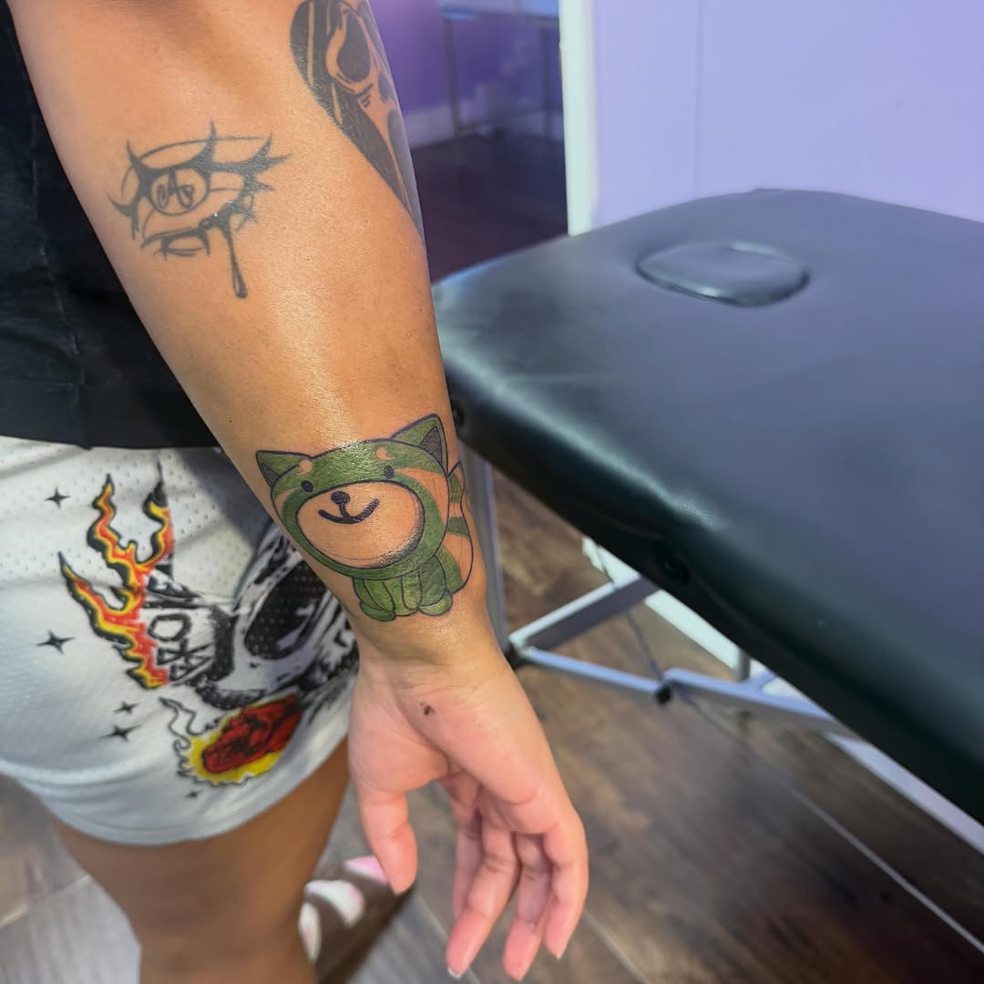 Tattoo by @azdjaystats — anime