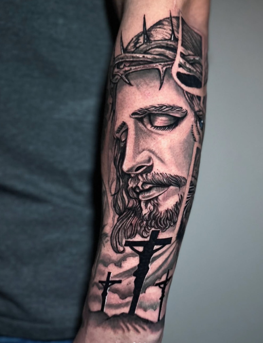 Tattoo by @paolainkart โ realism, black_and_grey