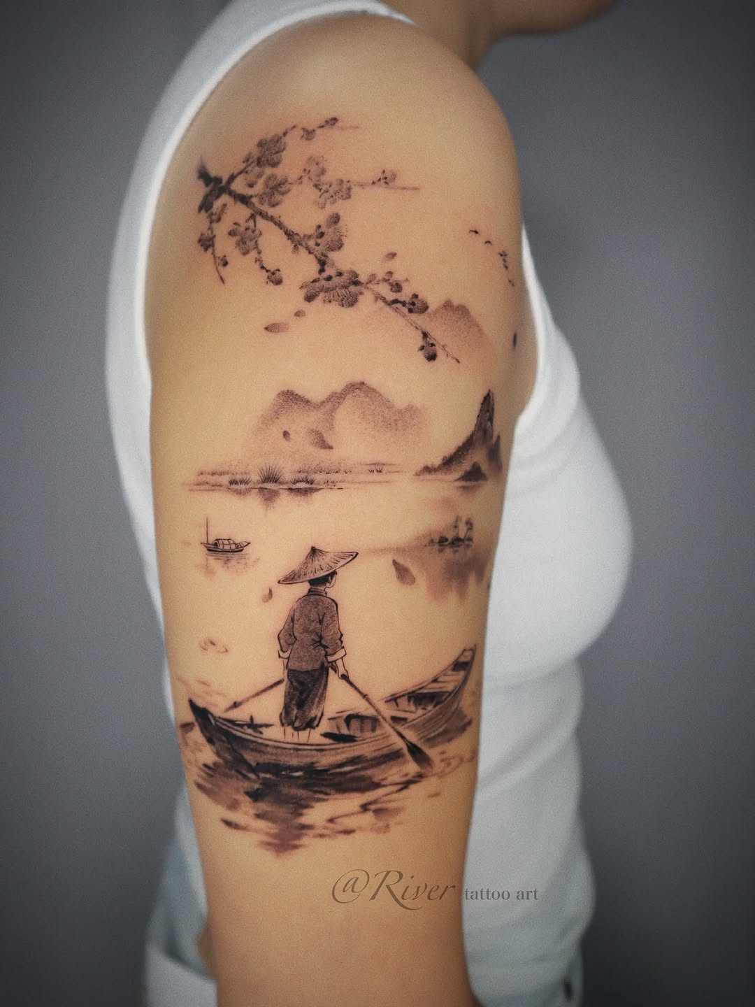 Tattoo by @rivertattooart โ black_and_grey, realism