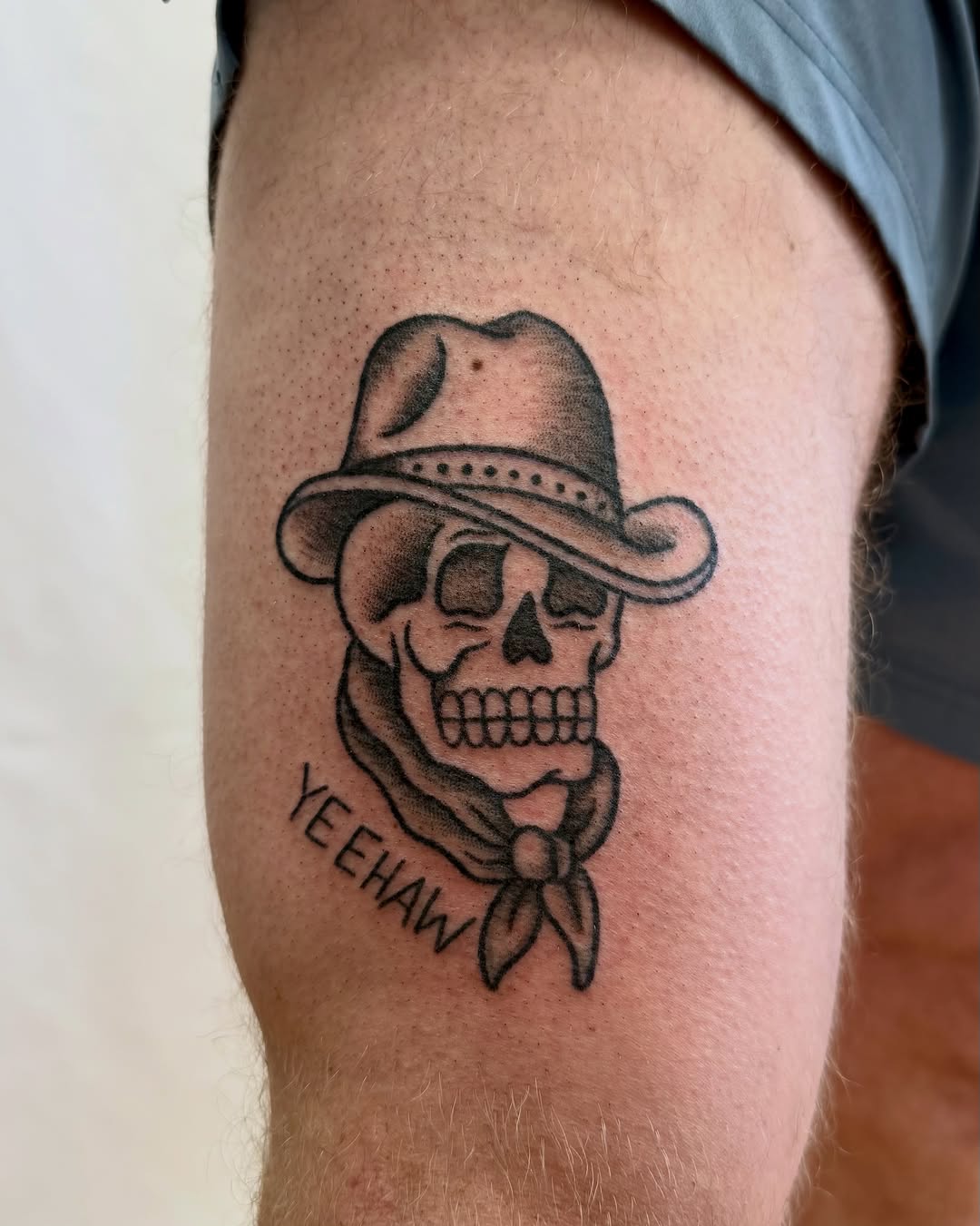 Tattoo by @lefthandpoke โ american_traditional, lettering_script