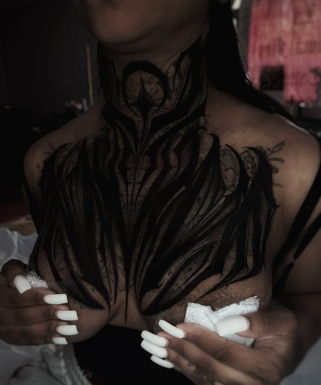 Tattoo by @alexx.arte โ blackwork, illustrative