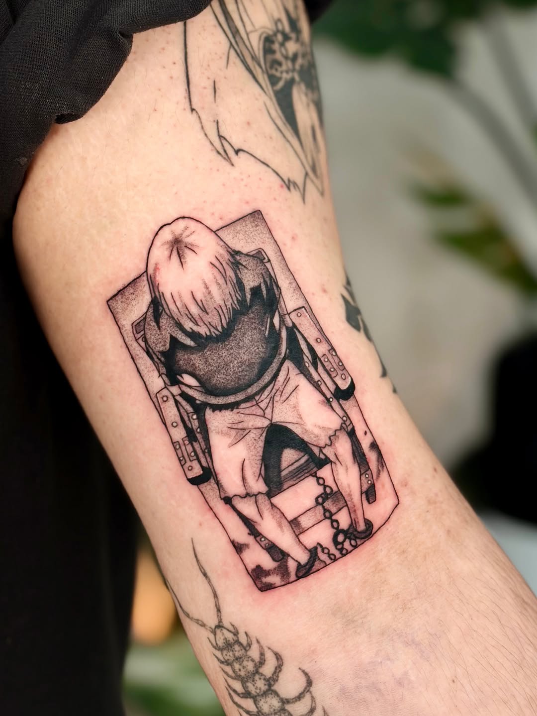 Tattoo by @_justq_inkkk โ black_and_grey
