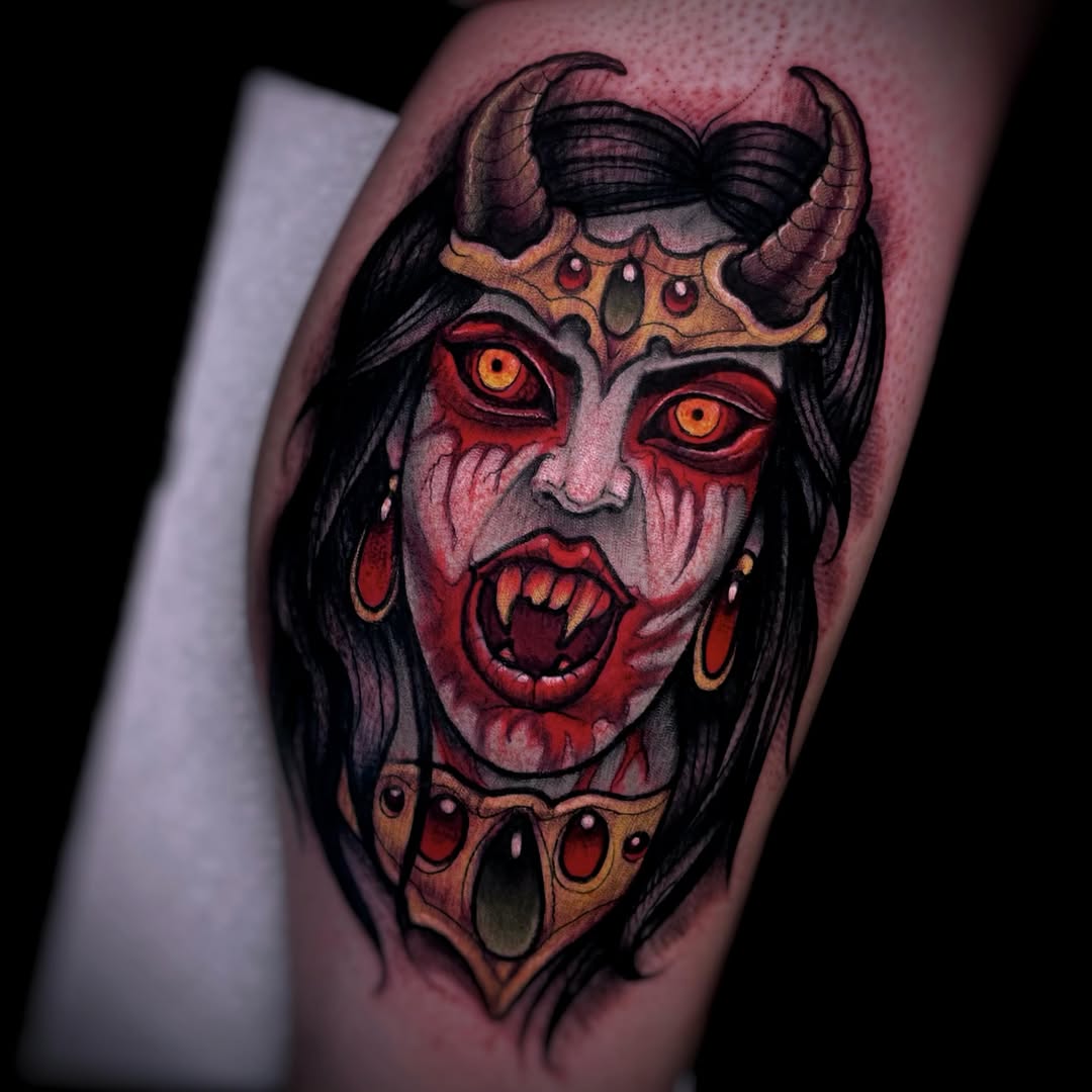 Tattoo by @ickabrams — neo_traditional, dark_realism