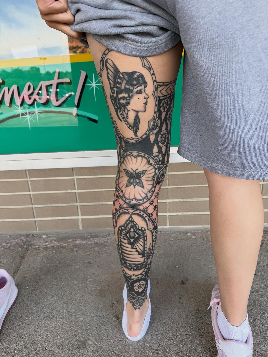 Tattoo by @babyjesus_tattoos — illustrative, black_and_grey