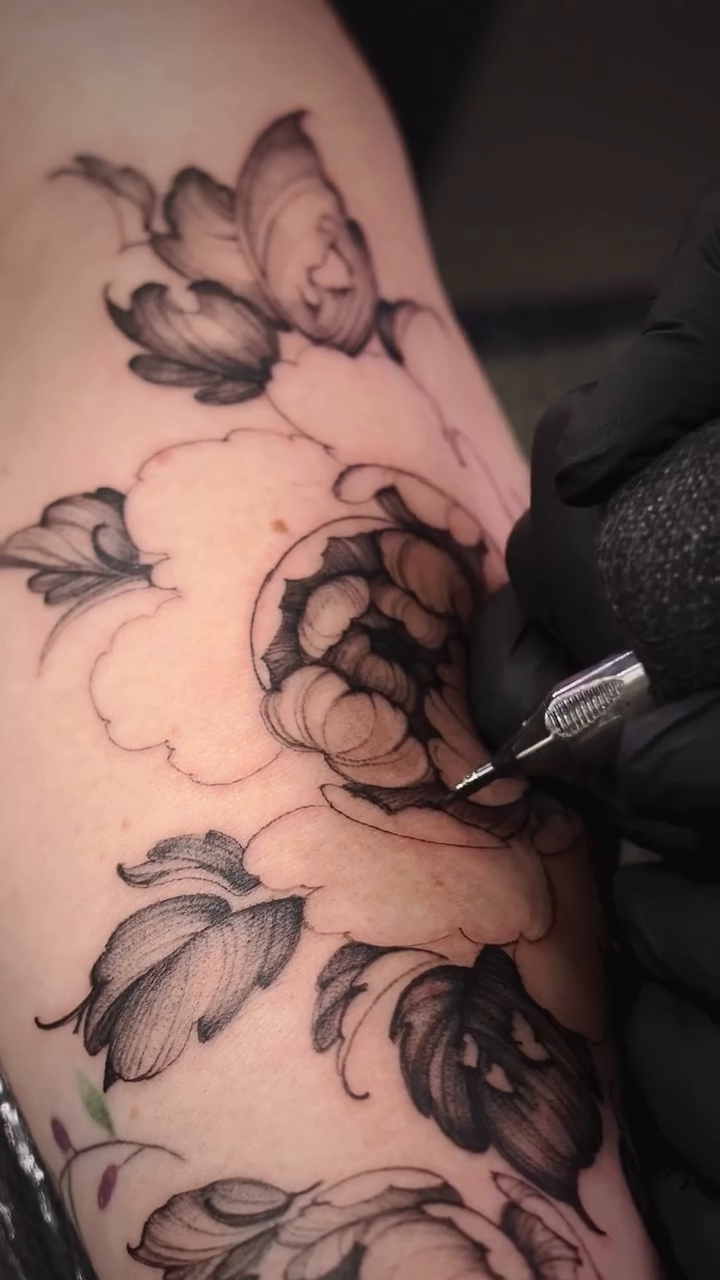 Tattoo by @ami.tattoo — black_and_grey, realism