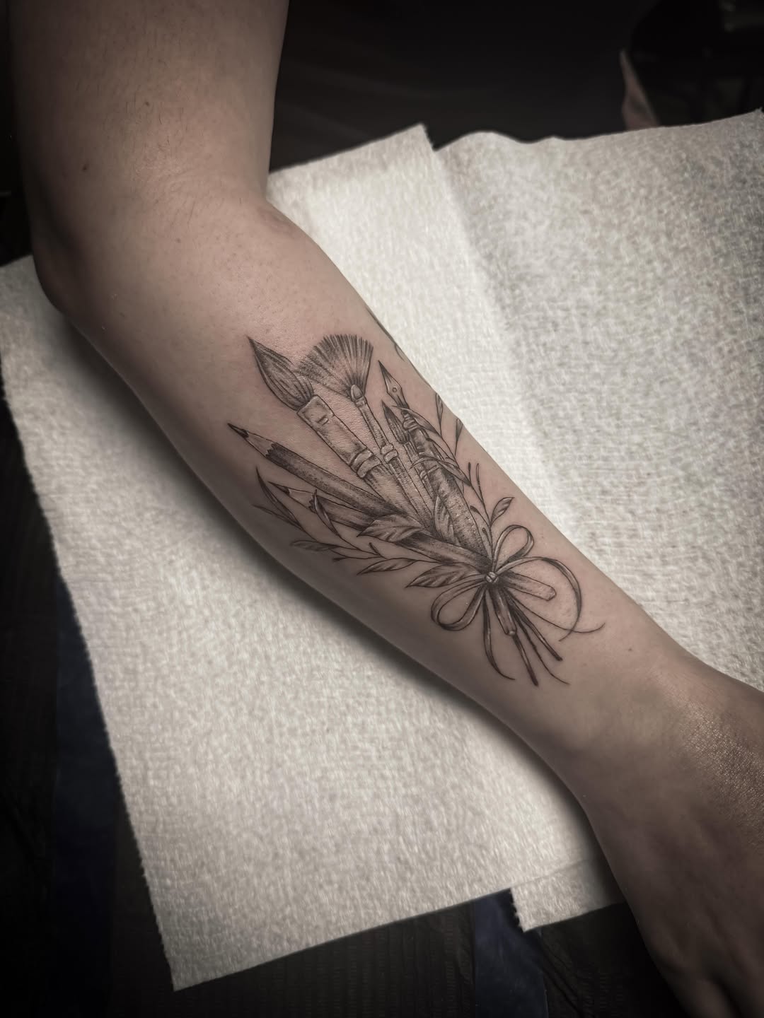 Tattoo by @linework_lacey — black_and_grey, realism