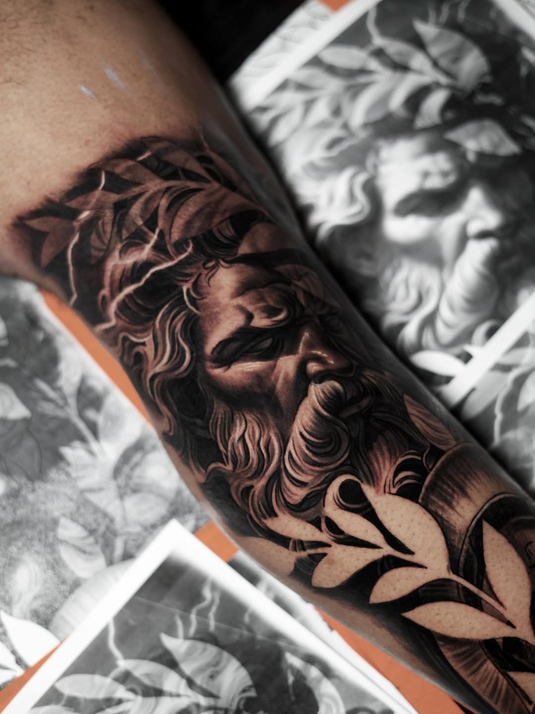 Tattoo by @baponeink — realism, black_and_grey
