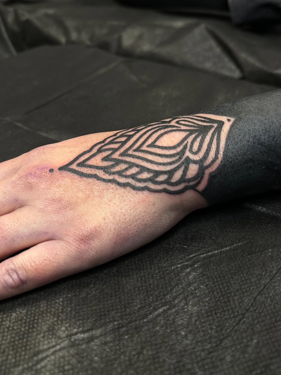 Tattoo by @tattoosby_cieraa — blackwork, geometric