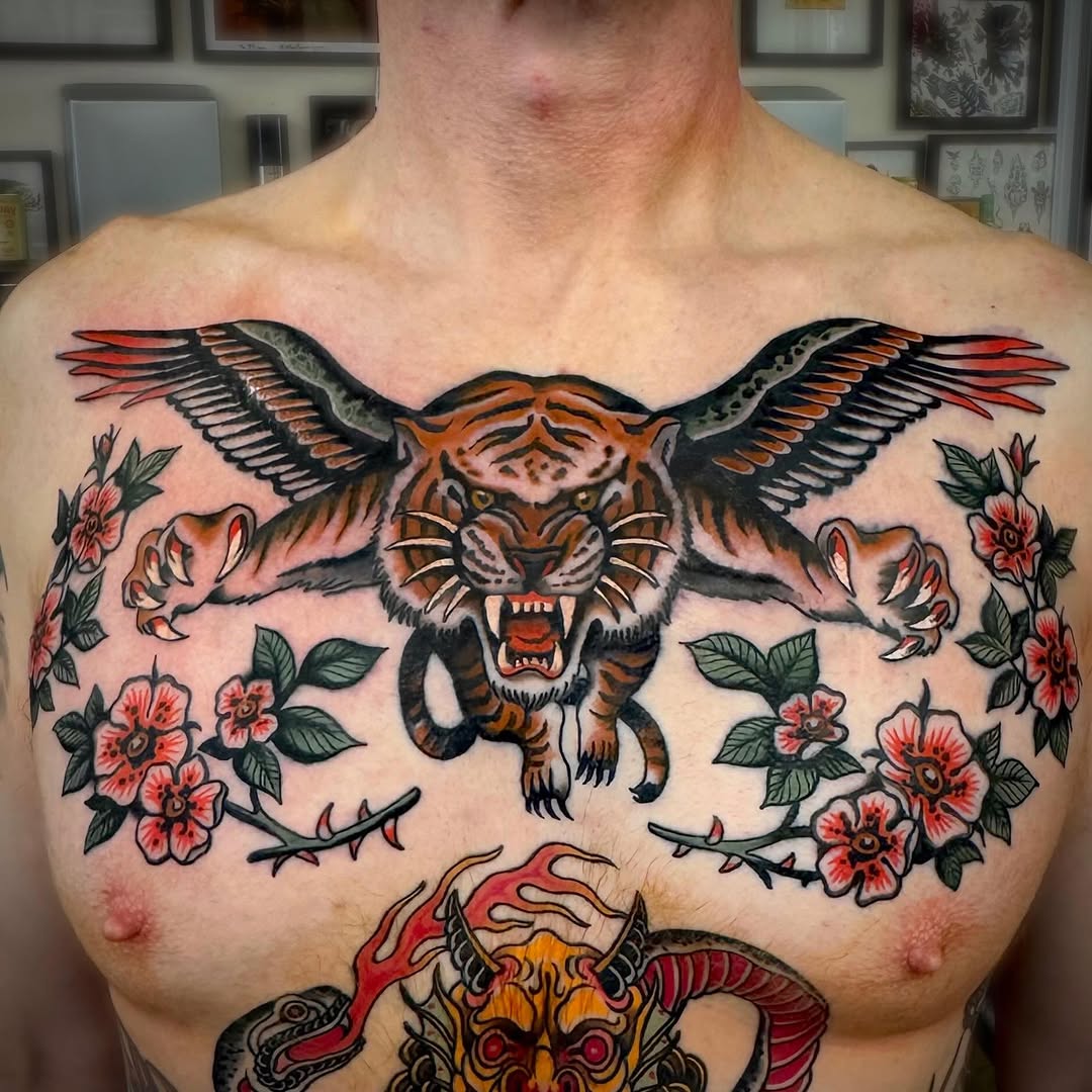 Tattoo by @justin.edward.davis — american_traditional, illustrative