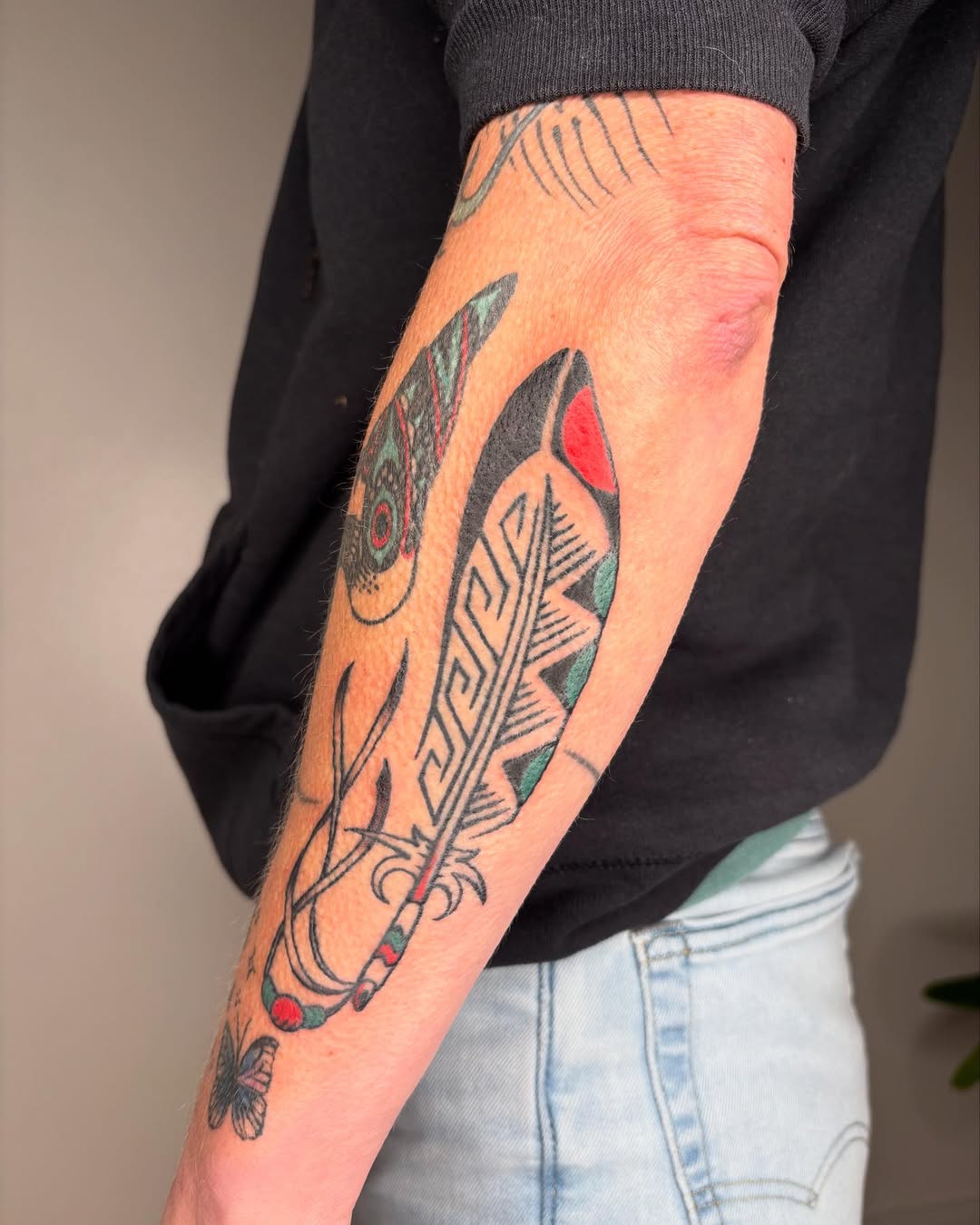 Tattoo by @josef.tatu — american_traditional, black_and_grey