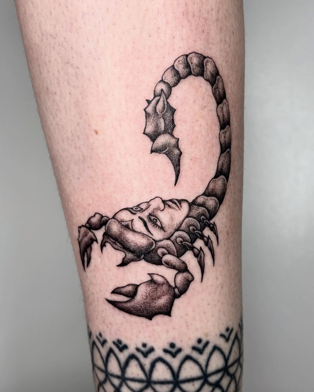 Tattoo by @josef.tatu — dark_realism, black_and_grey