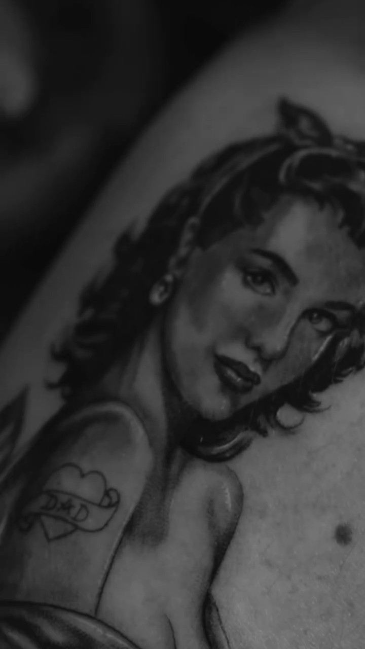 Tattoo by @rossclarktattoos — black_and_grey, realism