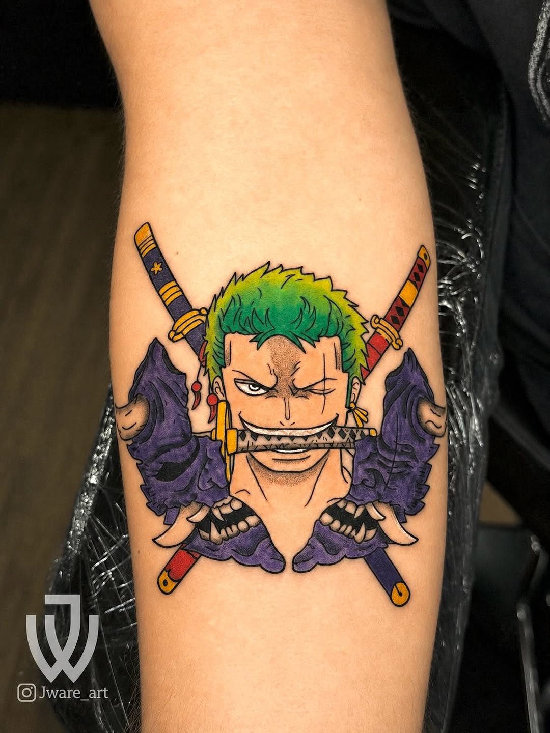 Tattoo by @jware_art — anime